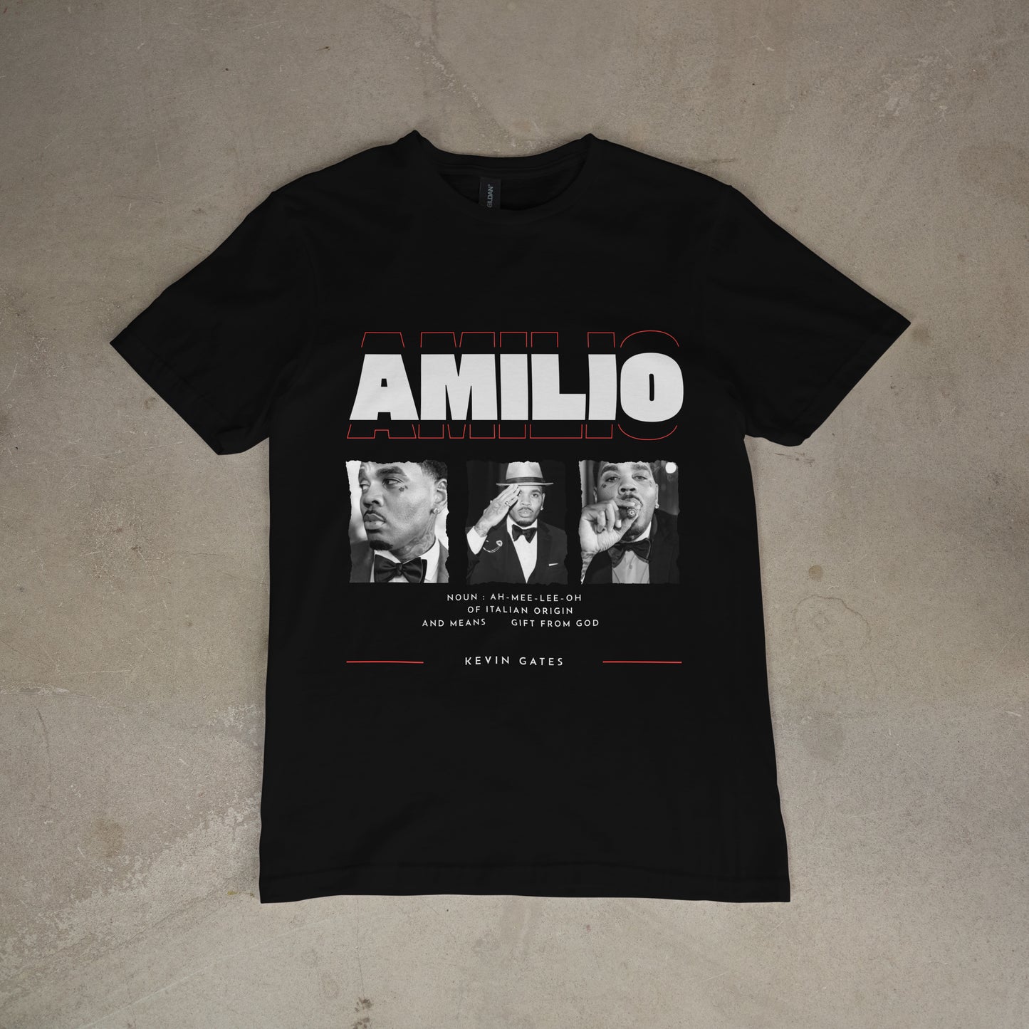 Kevin Gates Amilio Tour Graphic T-Shirt