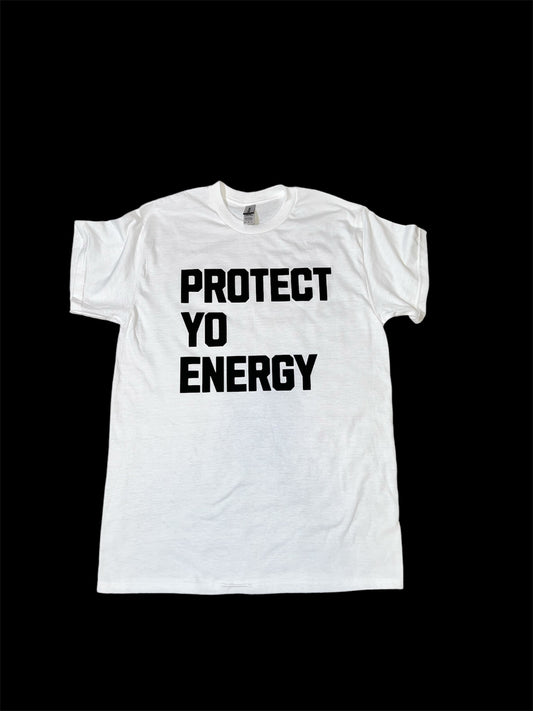 Protect Yo Energy Tee - White